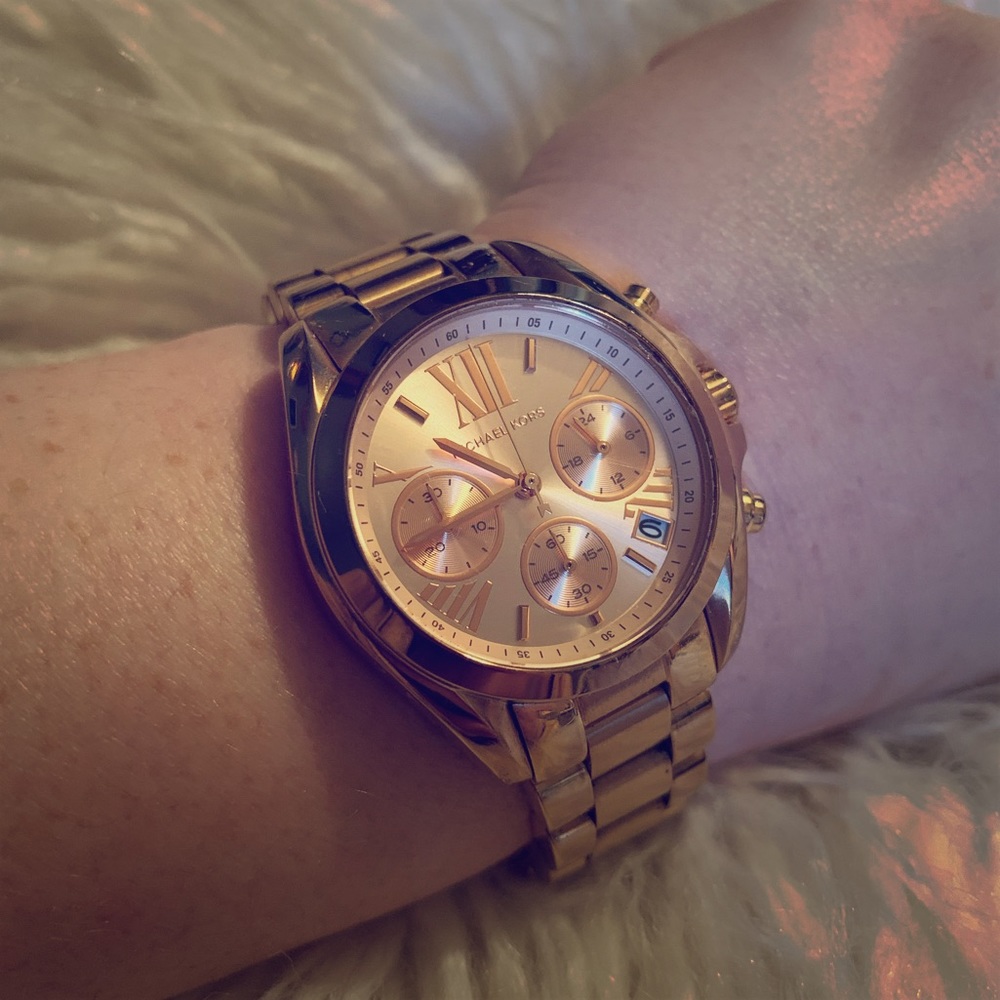 Michael Kors | Rose Gold Mini Bradshaw Watch